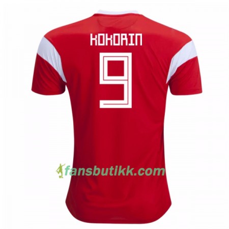 Fotball-VM 2018 Russland drakt Kokorin 9 Hjemmetrøye